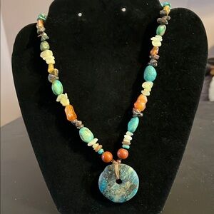 Bohemian Stone Beaded Necklace